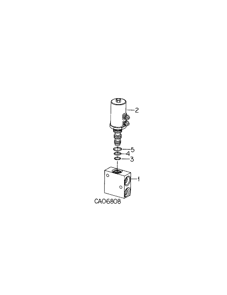 Схема запчастей Case IH 3388 - (07-31[A]) - DRIVE TRAIN, DIFFERENTIAL LOCK VALVE (04) - Drive Train