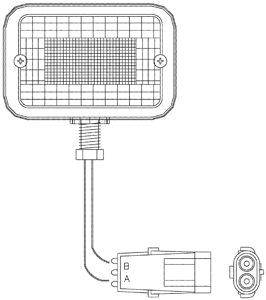 Схема запчастей Case IH SPX3310 - (04-005) - FLASH/SIGNAL LIGHT - AMBER Suspension & Frame