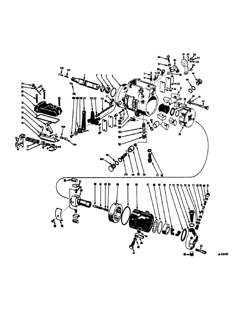 Схема запчастей Case IH 560 - (060) - FUEL SYSTEM, FUEL INJECTION PUMP, D28226601 UP 560 SERIES, D28226056 UP INTERNATIONAL 660 (02) - FUEL SYSTEM