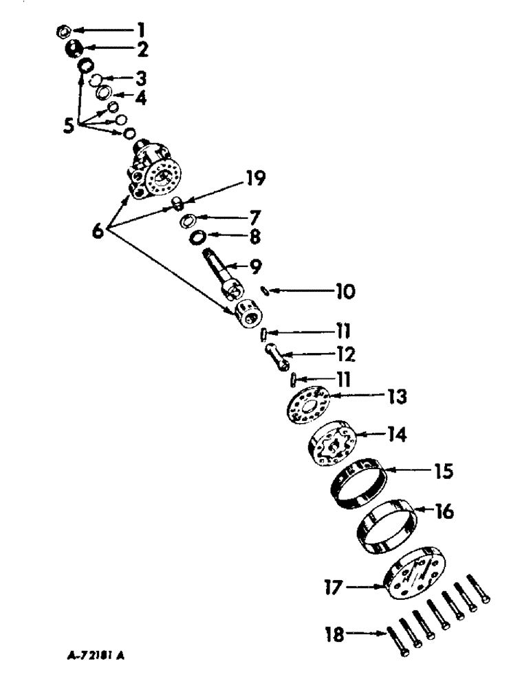 Схема запчастей Case IH 856 - (J-08) - STEERING MECHANISM, HYDROSTATIC POWER STEERING HAND PUMP Steering Mechanism