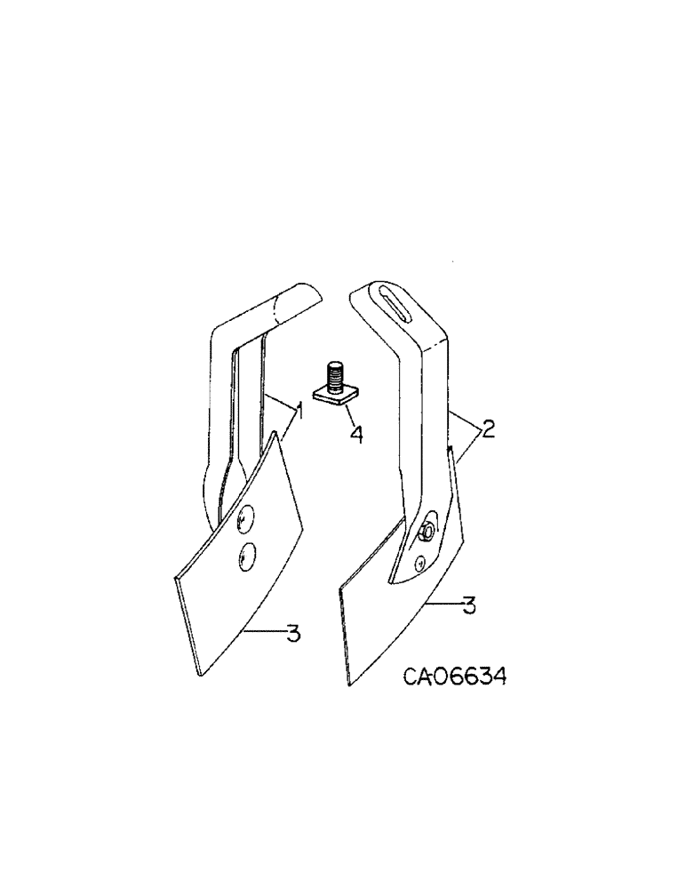 Схема запчастей Case IH 480 - (S-22[A]) - FURROW FILLER SCRAPERS 1976 AND SINCE 