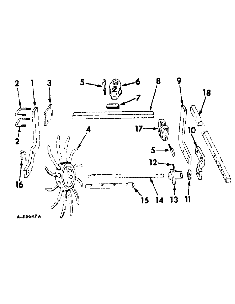 Схема запчастей Case IH 468 - (Y-19) - MINIMUM TILLAGE ATTACHMENT 