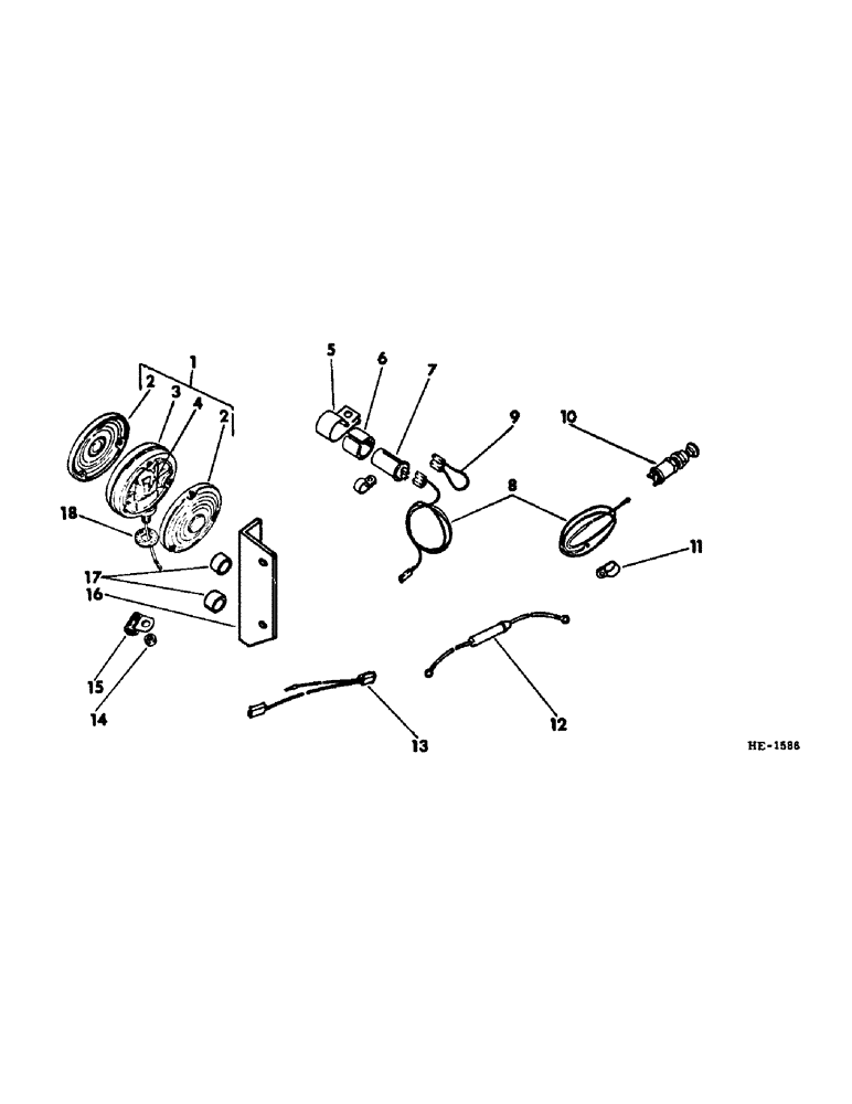 Схема запчастей Case IH 275 - (G-07) - ELECTRICAL SYSTEM, FLASHING SAFETY LIGHT (06) - ELECTRICAL SYSTEMS