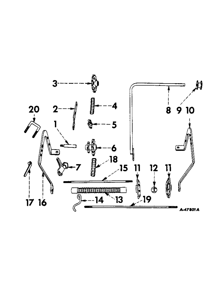 Схема запчастей Case IH 249 - (E-34) - CHECKROW PLANTING ATTACHMENT, REEL FRAME 