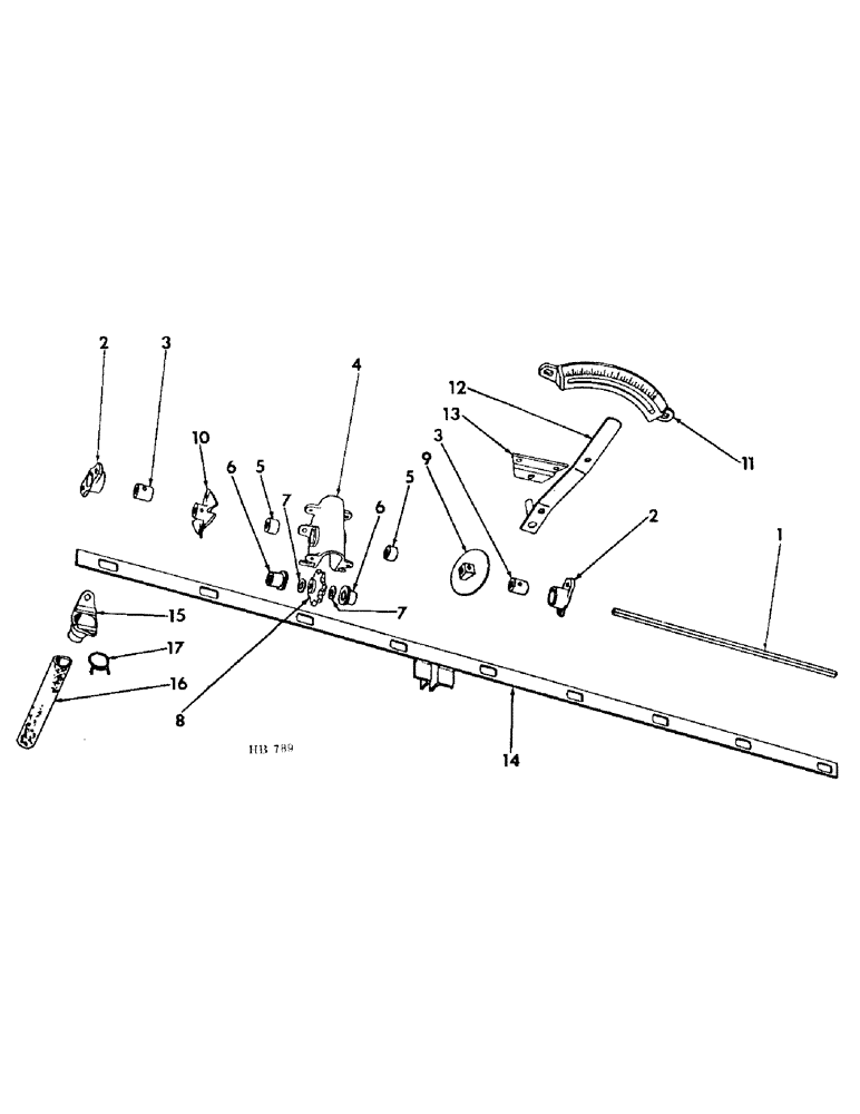 Схема запчастей Case IH 510 - (A-46) - BROME SEED FEED MECHANISM 