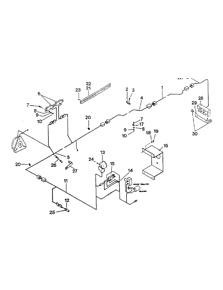 Схема запчастей Case IH 1600 - (14) - ELECTRICAL SYSTEM, DIESEL 