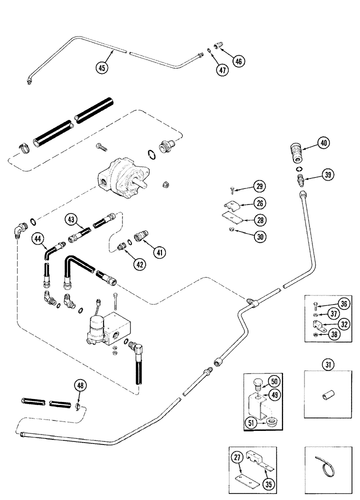 Схема запчастей Case IH 1010 - (08-15) - REEL DRIVE SYSTEM 1440E, 1460E AND 1480E COMBINE (08) - HYDRAULICS