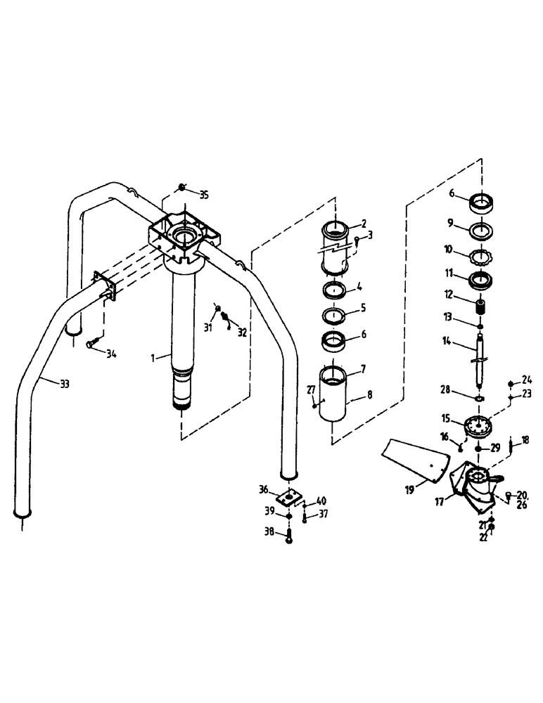 Схема запчастей Case IH 7700 - (A07-02) - VERTICAL ARM EXTRACTOR FAN, PRIMARY Mainframe & Functioning Components