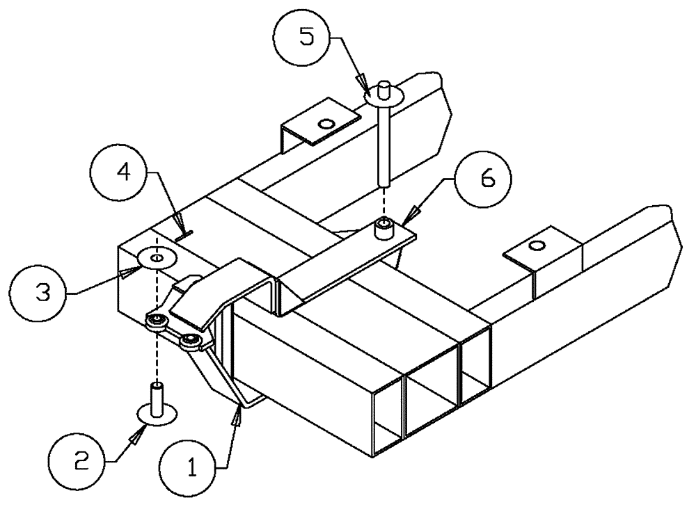 Схема запчастей Case IH PATRIOT NT - (04-005) - STEERING ARM ASSEMBLY Suspension & Frame