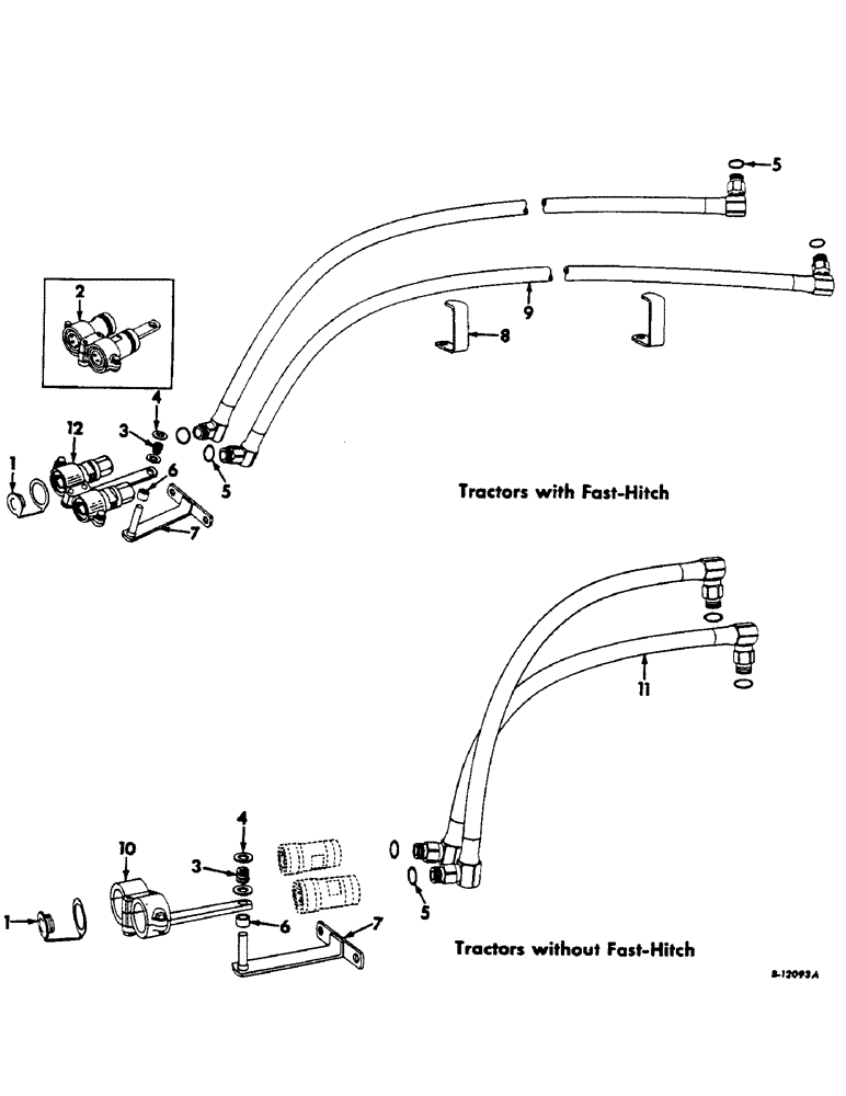 Схема запчастей Case IH 460 - (175) - HYDRAULIC SYSTEM, REMOTE CONTROL ADAPTER, INTERNATIONAL 460 SERIES (07) - HYDRAULIC SYSTEM