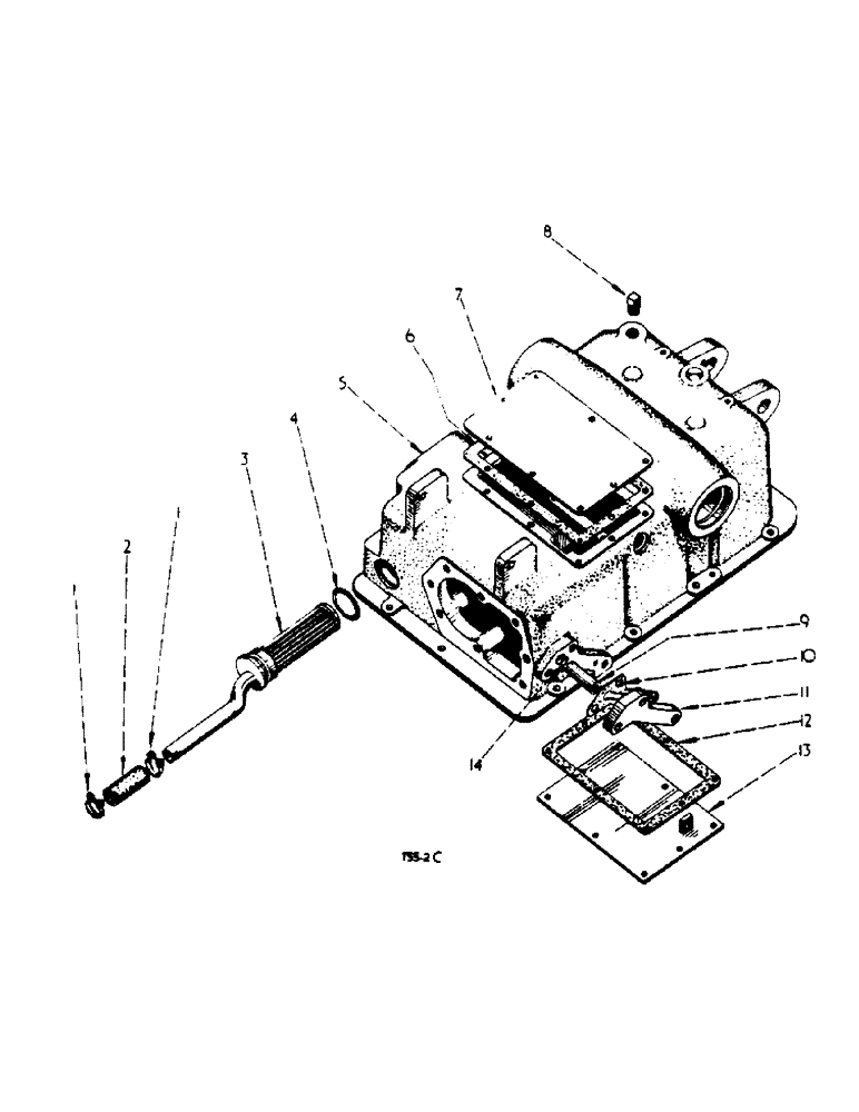 Схема запчастей Case IH 434 - (5-10) - HYDRAULIC LIFT ATTACHMENT (VARY TOUCH), HOUSING - HYDRAULIC ATTACHMENTS (08) - HYDRAULICS