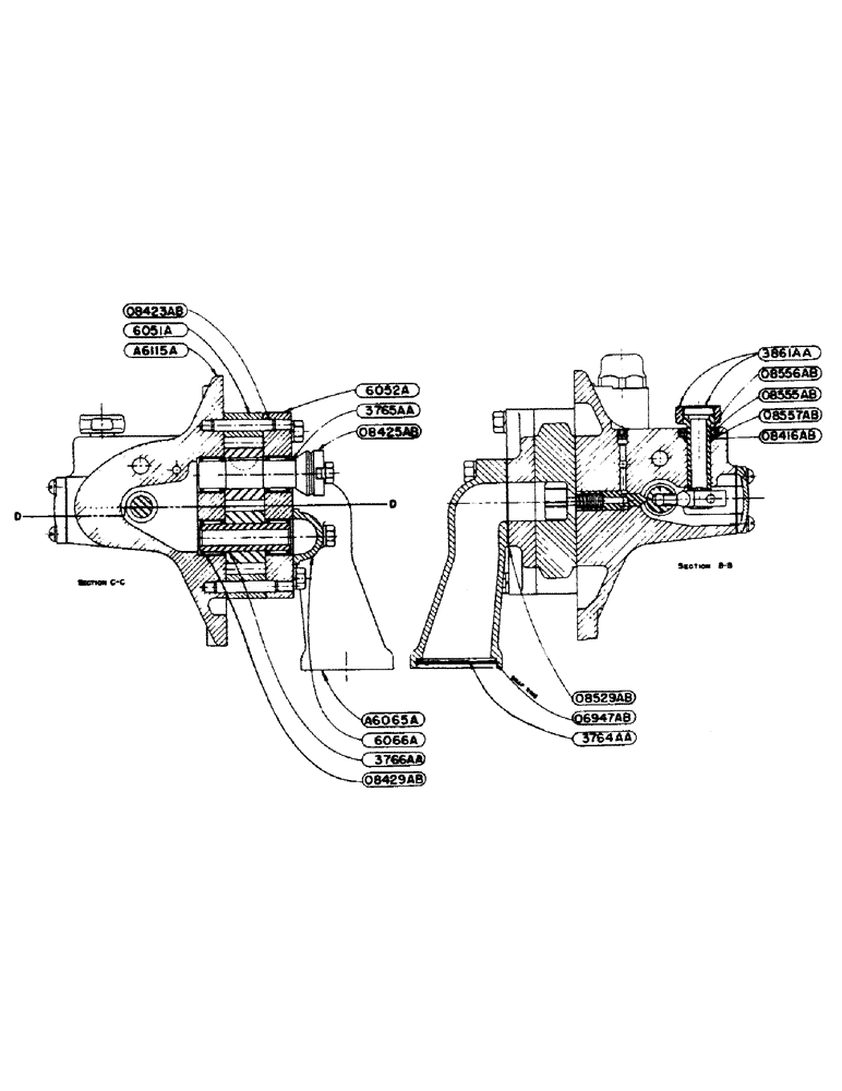 Схема запчастей Case IH SC-SERIES - (143) - HYDRAULIC SINGLE AND DUAL CONTROL UNIT, SINGLE VALVE AND PUMP ASSEMBLY, SINGLE VALVE, S, SC, SO (08) - HYDRAULICS