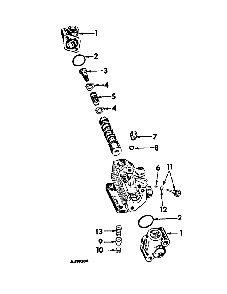 Схема запчастей Case IH 2856 - (J-09) - STEERING MECHANISM, POWER STEERING PILOT VALVE Steering Mechanism