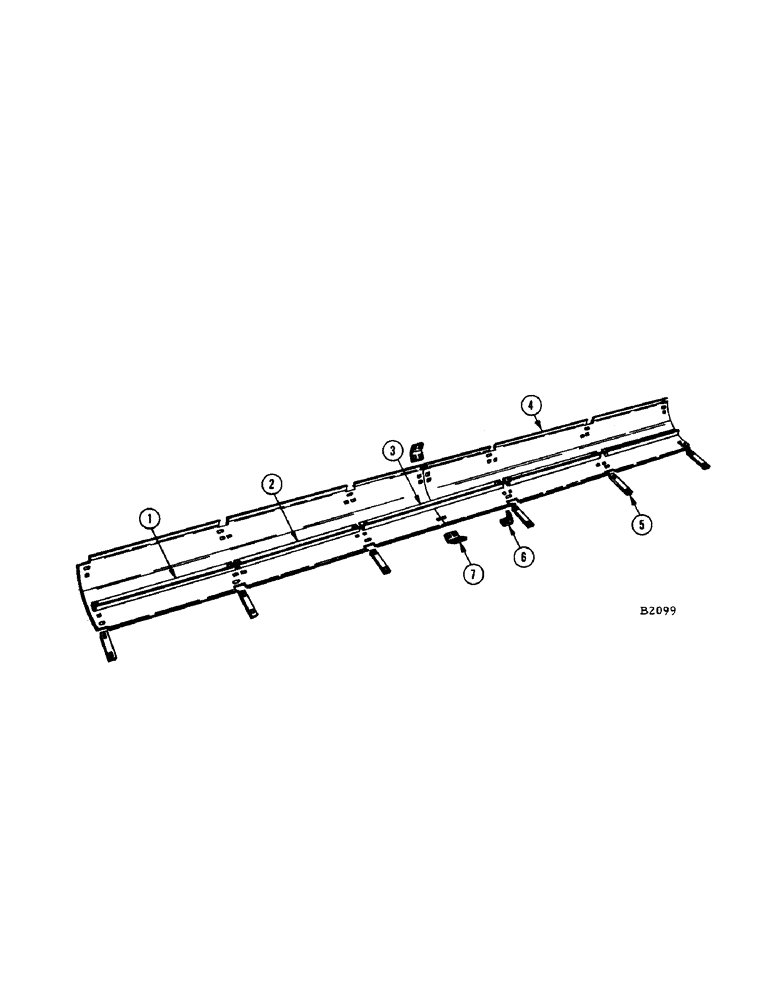 Схема запчастей Case IH 960 - (060) - HEADER SKID ATTACHMENT (58) - ATTACHMENTS/HEADERS