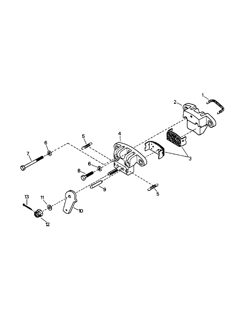 Схема запчастей Case IH PTA310 - (11-61) - PARK BRAKE ASSEMBLY Options & Miscellaneous