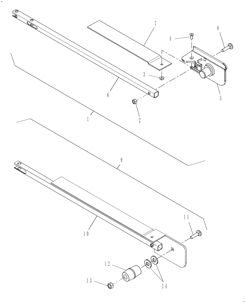 Схема запчастей Case IH DH362 - (20.02.11[01]) - PUSH ROD, ADJUSTABLE, BSN Y9ZB00735 (15) - CROP CONDITIONING