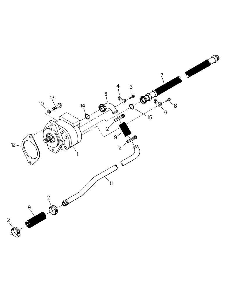 Схема запчастей Case IH SM-325 - (08-06) - HYDRAULIC PUMP AND ATTACHING PARTS, CUMMINS L10 ENGINE (07) - HYDRAULICS