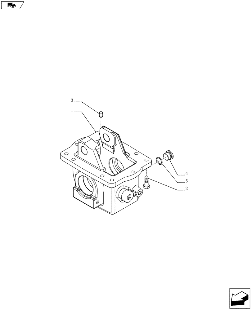 Схема запчастей Case IH FARMALL 75C - (23.101.02) - 4WD IDLER CASE (23) - FOUR WHEEL DRIVE SYSTEM