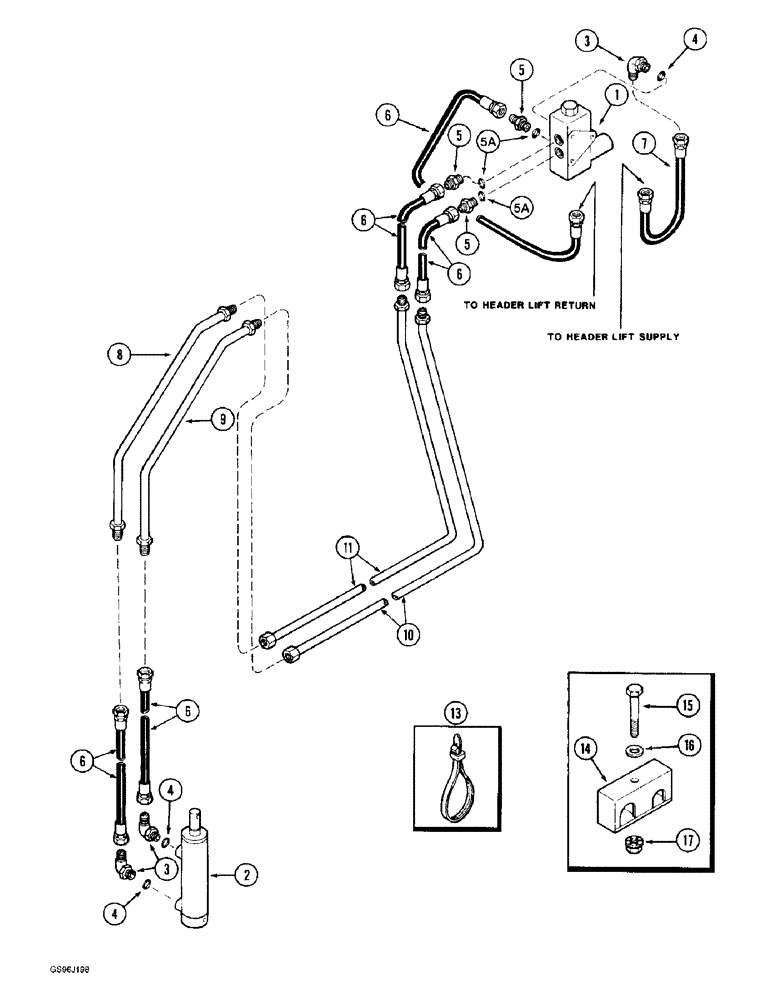 Схема запчастей Case IH 1660 - (8-60) - FEEDER CLUTCH SYSTEM, CONTROL CONCEPTS (07) - HYDRAULICS