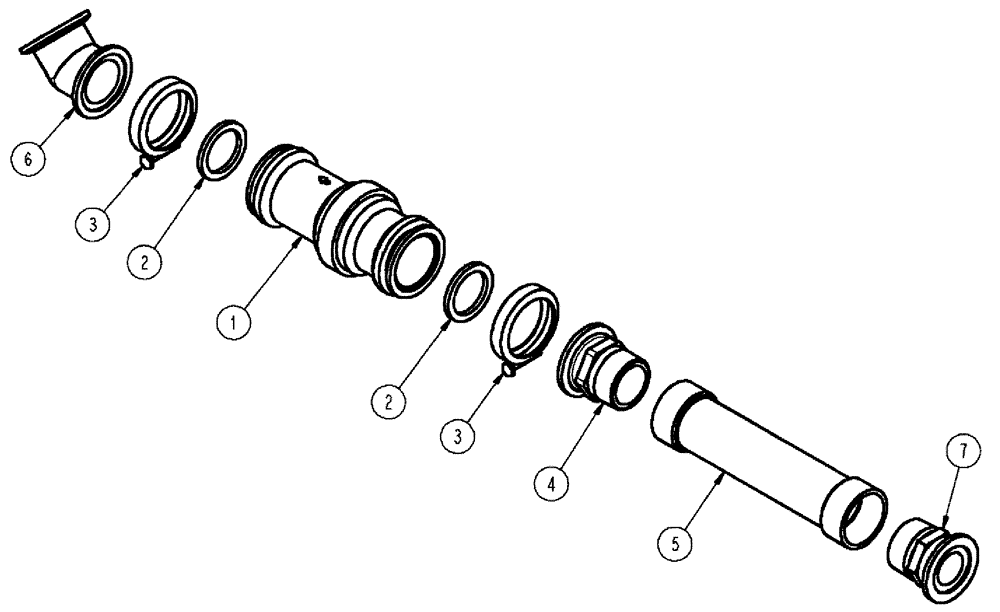 Схема запчастей Case IH SPX3310 - (09-015) - STD FLOWMETER PLUMBING, STD PORT Liquid Plumbing