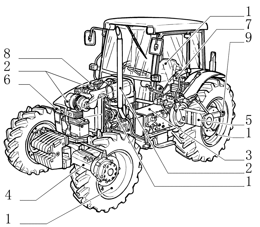 Схема запчастей Case IH JX1060C - (MAIN) - MAIN SECTION (00) - GENERAL