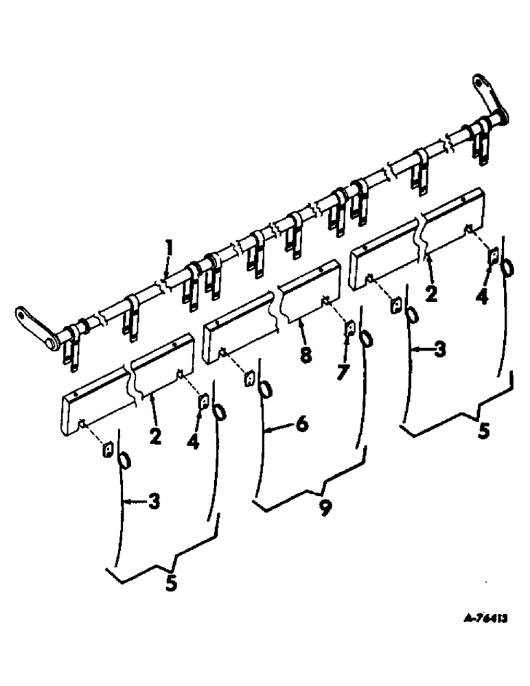 Схема запчастей Case IH 403 - (333) - BAT ASSY, 18-FOOT (58) - ATTACHMENTS/HEADERS