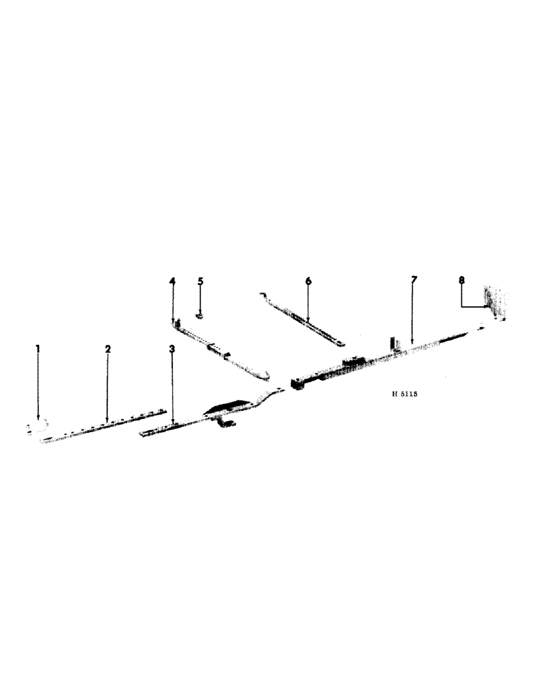 Схема запчастей Case IH 100 - (03-07) - HITCH ASSEMBLY 