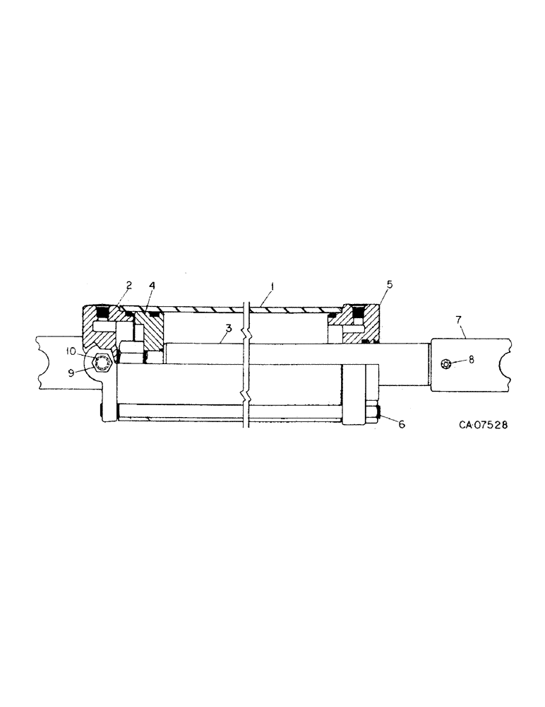 Схема запчастей Case IH 415 - (B-32) - HYDRAULIC CYLINDER 3.5 X 24, PRINCE 