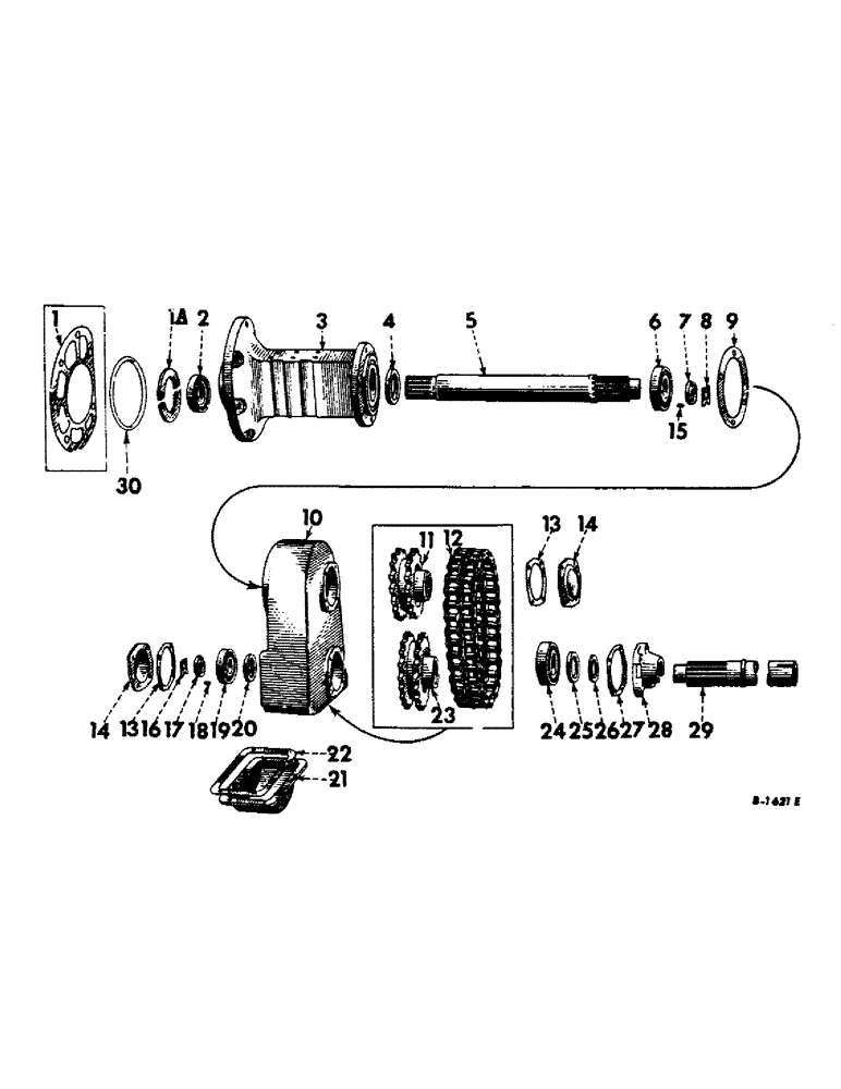 Схема запчастей Case IH 560 - (192) - REAR AXLE, REAR AXLE, FOR ALL FARMALL 560 SERIES HI-CLEAR TRACTORS (05) - REAR AXLE