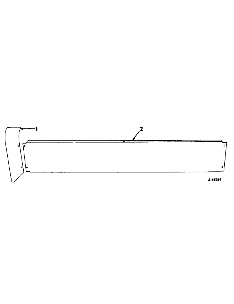 Схема запчастей Case IH 46 - (63) - CROSS CONVEYOR BACK SHEET AND SUPPORT, FOR NO.46-W BALER 