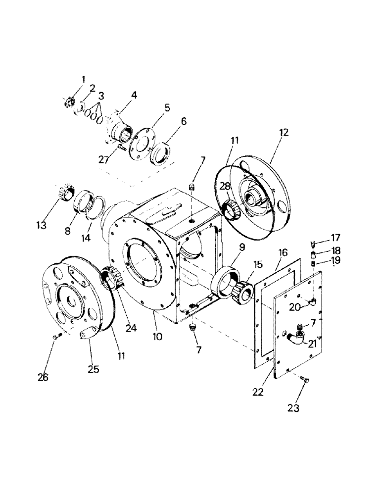 Схема запчастей Case IH ST210 - (04-28) - ADJUSTABLE AXLE HOUSING (04) - Drive Train