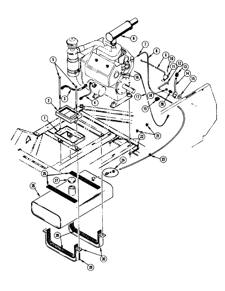 Схема запчастей Case IH 675 - (20) - ENGINE ACCESSORIES 