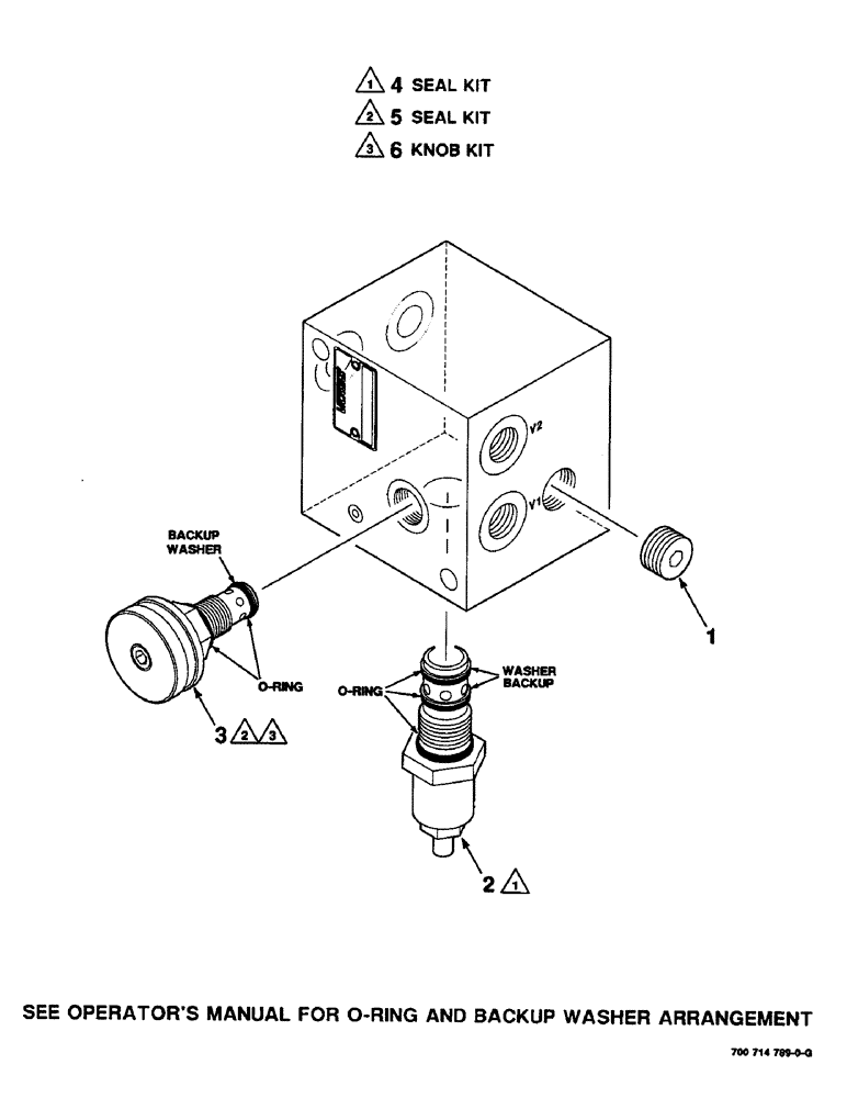 Схема запчастей Case IH 8435 - (8-14) - HYDRAULIC THREADER CONTROL VALVE ASSY., 700714789 HYDRAULIC THREADER CONTROL VALVE ASSY. COMPLETE (07) - HYDRAULICS