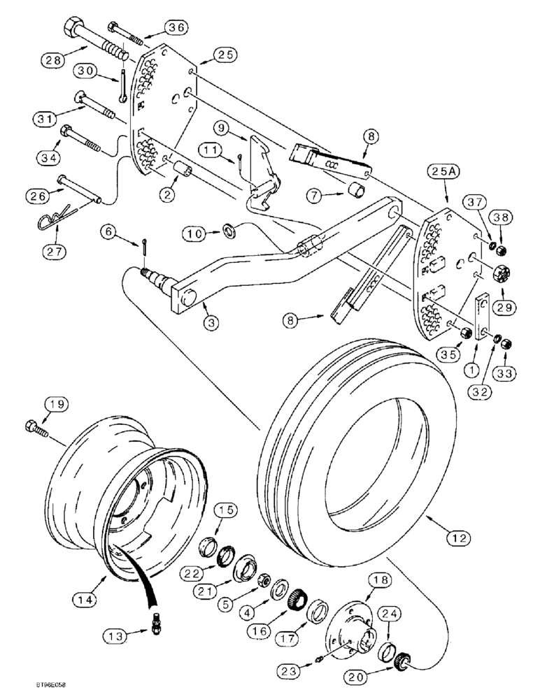 Схема запчастей Case IH 145 - (09-11) - GAUGE WHEEL, 3 AND 4 FURROW RIGID AND SPRING TRIP PLOWS (09) - CHASSIS/ATTACHMENTS