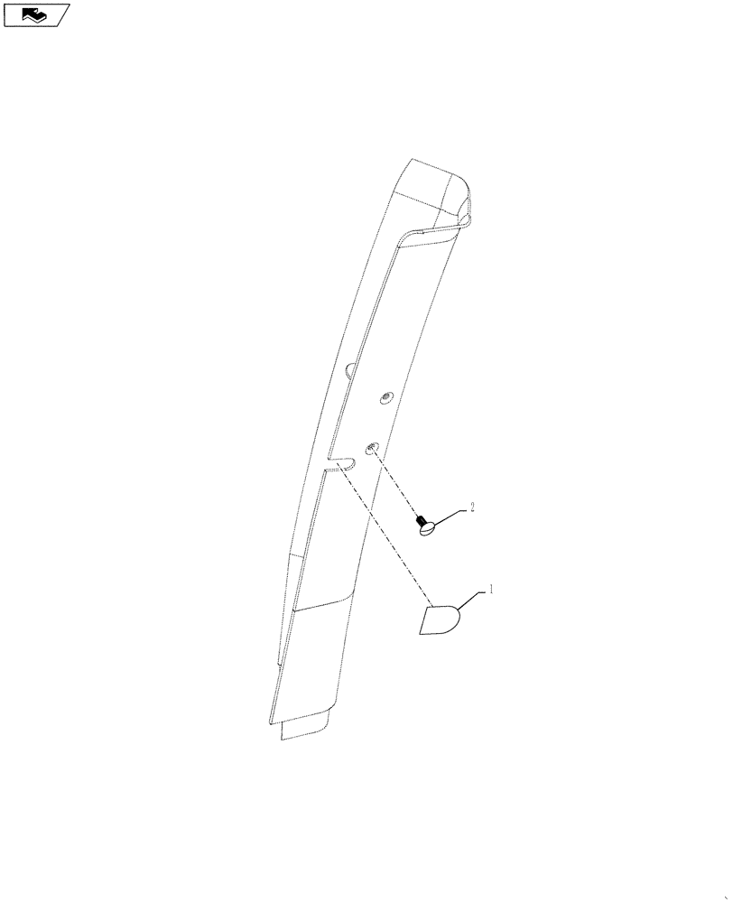 Схема запчастей Case IH 4420 - (01-049) - DECAL ASSEMBLY, AUTOGUIDANCE Cab Interior