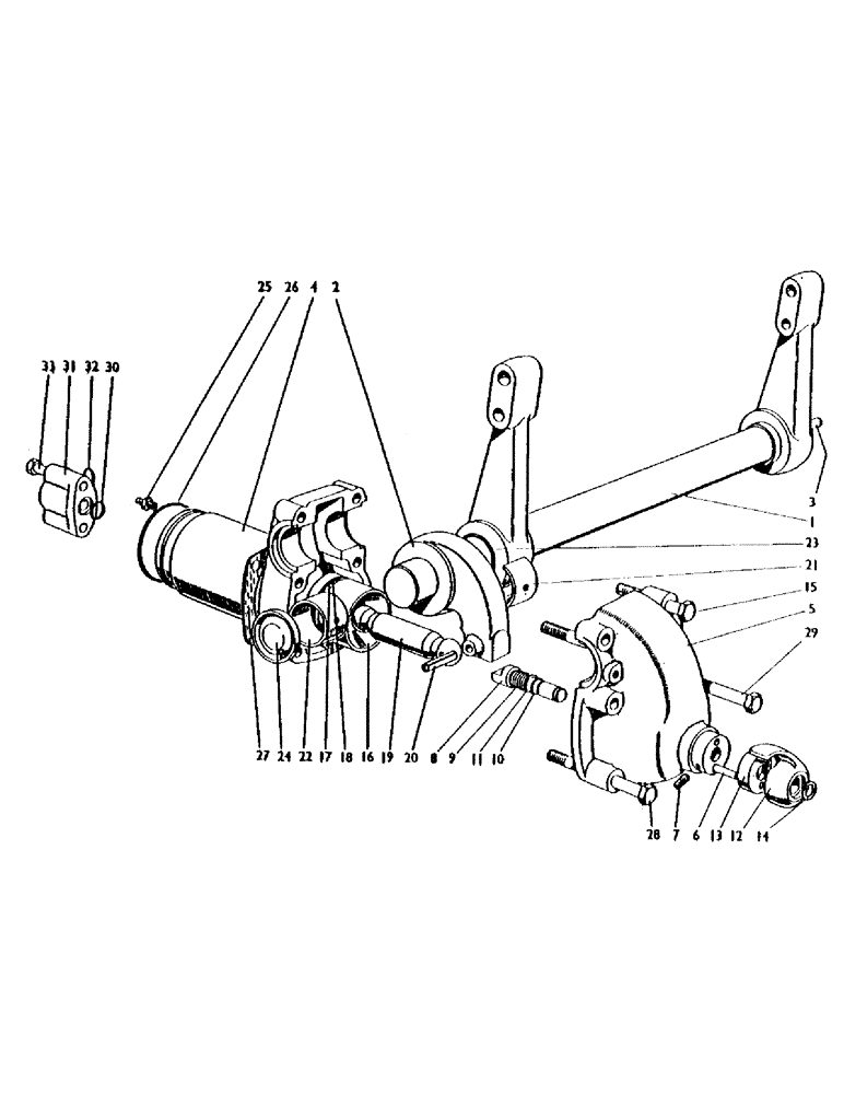 Схема запчастей Case IH 1200 - (056) - RAMSHAFT AND RAM CYLINDER (07) - HYDRAULIC SYSTEM