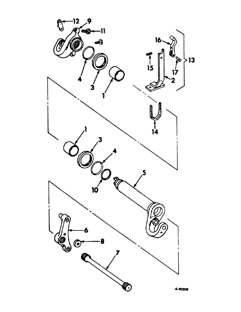 Схема запчастей Case IH 2826 - (10-37) - HYDRAULICS, DRAFT SENSING (07) - HYDRAULICS