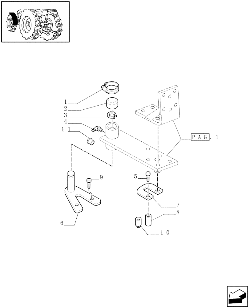 Схема запчастей Case IH MXM120 - (1.87.4[02]) - (VAR.497-575) DYNAMIC FRONT FENDERS (4WD) (08) - SHEET METAL