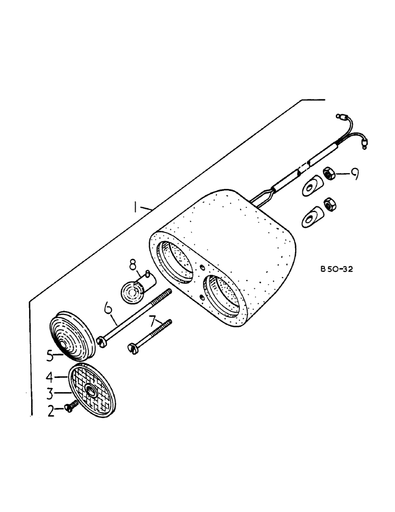 Схема запчастей Case IH 385 - (00H06) - STOP/TAIL LIGHTS - TRACTORS W/FLAT TOP FENDERS (06) - ELECTRICAL