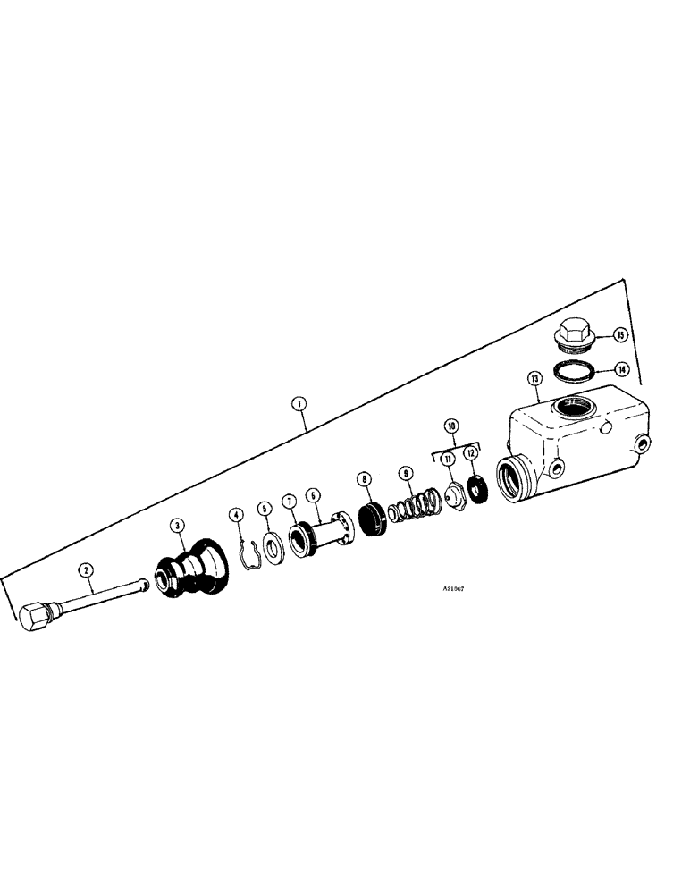 Схема запчастей Case IH 1470 - (118) - MASTER BRAKE CYLINDER (07) - BRAKES