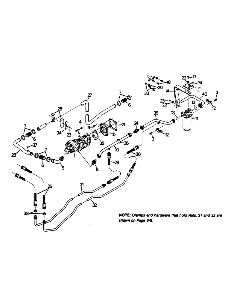 Схема запчастей Case IH 9130 - (08-02) - HYDRAULIC SYSTEM, OIL COOLER, HYDRAULIC PUMP AND FILTER (07) - HYDRAULICS