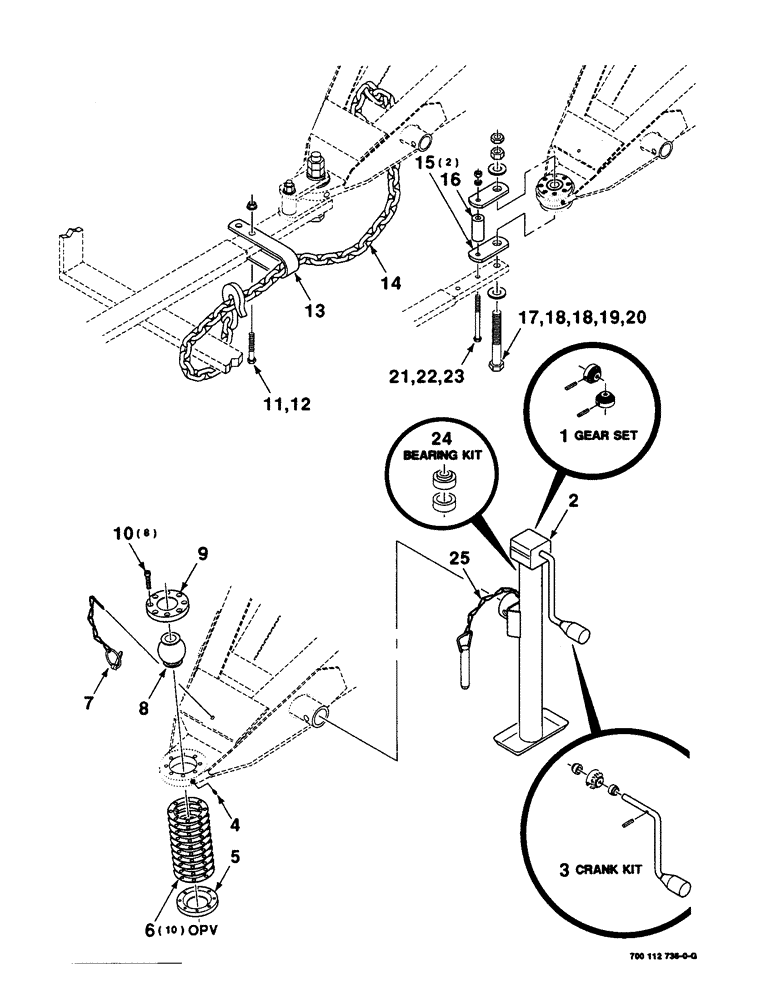 Схема запчастей Case IH 8590 - (2-02) - HITCH AND JACK ASSEMBLY Driveline