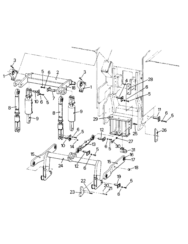 Схема запчастей Case IH KS-325 - (10-01) - 3-PT HITCH & MOUNTING Options & Miscellaneous