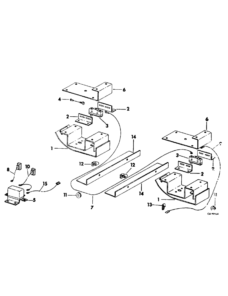 Схема запчастей Case IH 915 - (G-17) - ELECTRICAL SYSTEM, STRAW RACK WARNING SYSTEM (06) - ELECTRICAL SYSTEMS