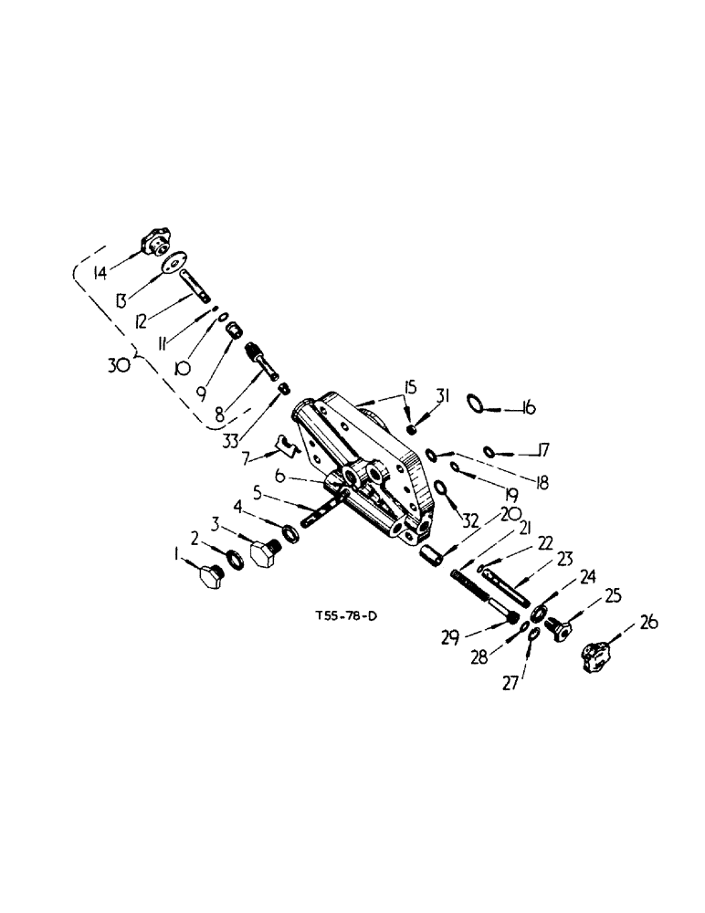 Схема запчастей Case IH 354 - (5-09) - HYDRAULIC ATTACHMENTS, CYLINDER HEAD, CONTROL VALVE (07) - HYDRAULIC SYSTEM