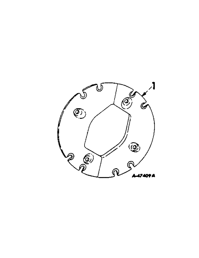 Схема запчастей Case IH 504 - (208) - WHEELS, REAR WHEEL WEIGHTS, SPLIT TYPE, FARMALL TRACTORS & INTERNATIONAL HI-CLEAR TRACTORS (11) - WHEELS