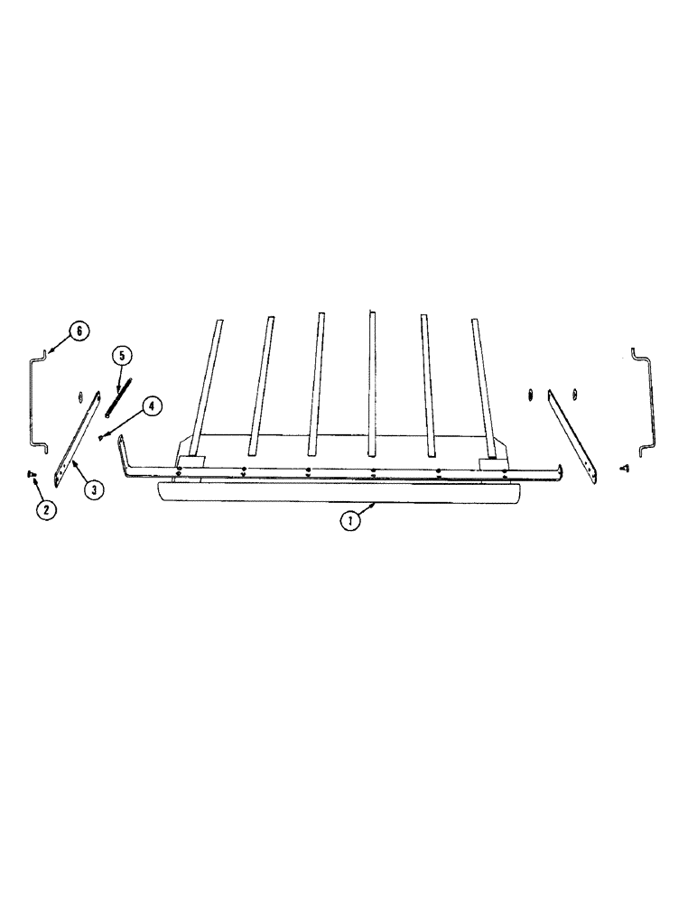 Схема запчастей Case IH 133 - (52[A]) - PICKUP WIND GUARD 