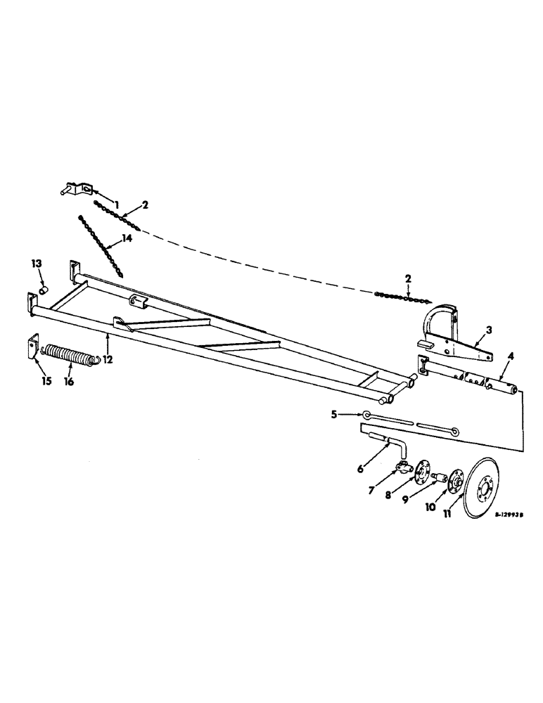 Схема запчастей Case IH 466 - (J-20) - EIGHT-ROW MARKER ATTACHMENT 