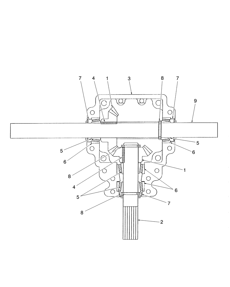 Схема запчастей Case IH 716C - (033) - GEARBOX, 60" 