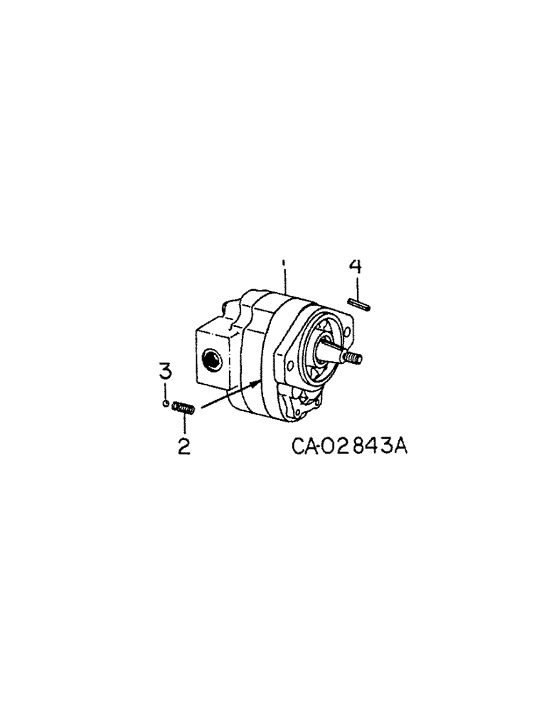 Схема запчастей Case IH 500 - (C-27) - HYDRAULIC PUMP 